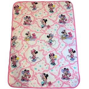 90s Baby Minnie Crib Blanket